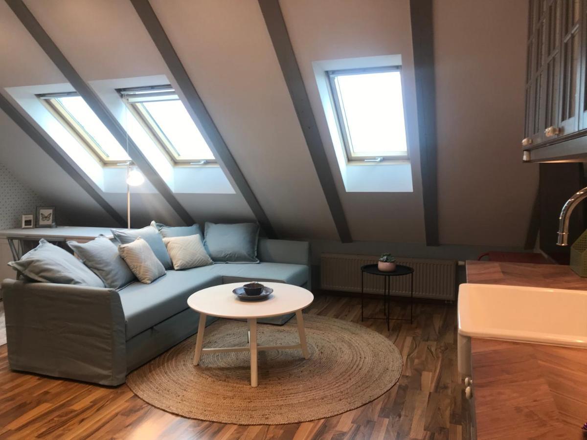Attic Apartment On Waterfront / View / Netflix Prága Kültér fotó